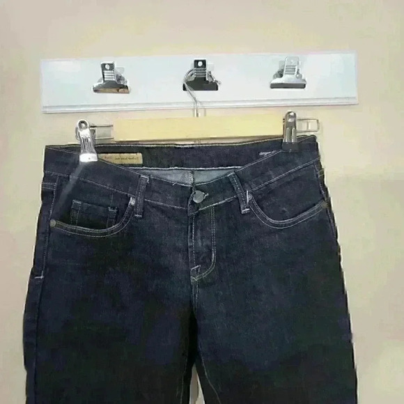 P14 Y2k 90's coh crochet h #234 low waist  boot stretch medium wash jeans size27 - Picture 3 of 8